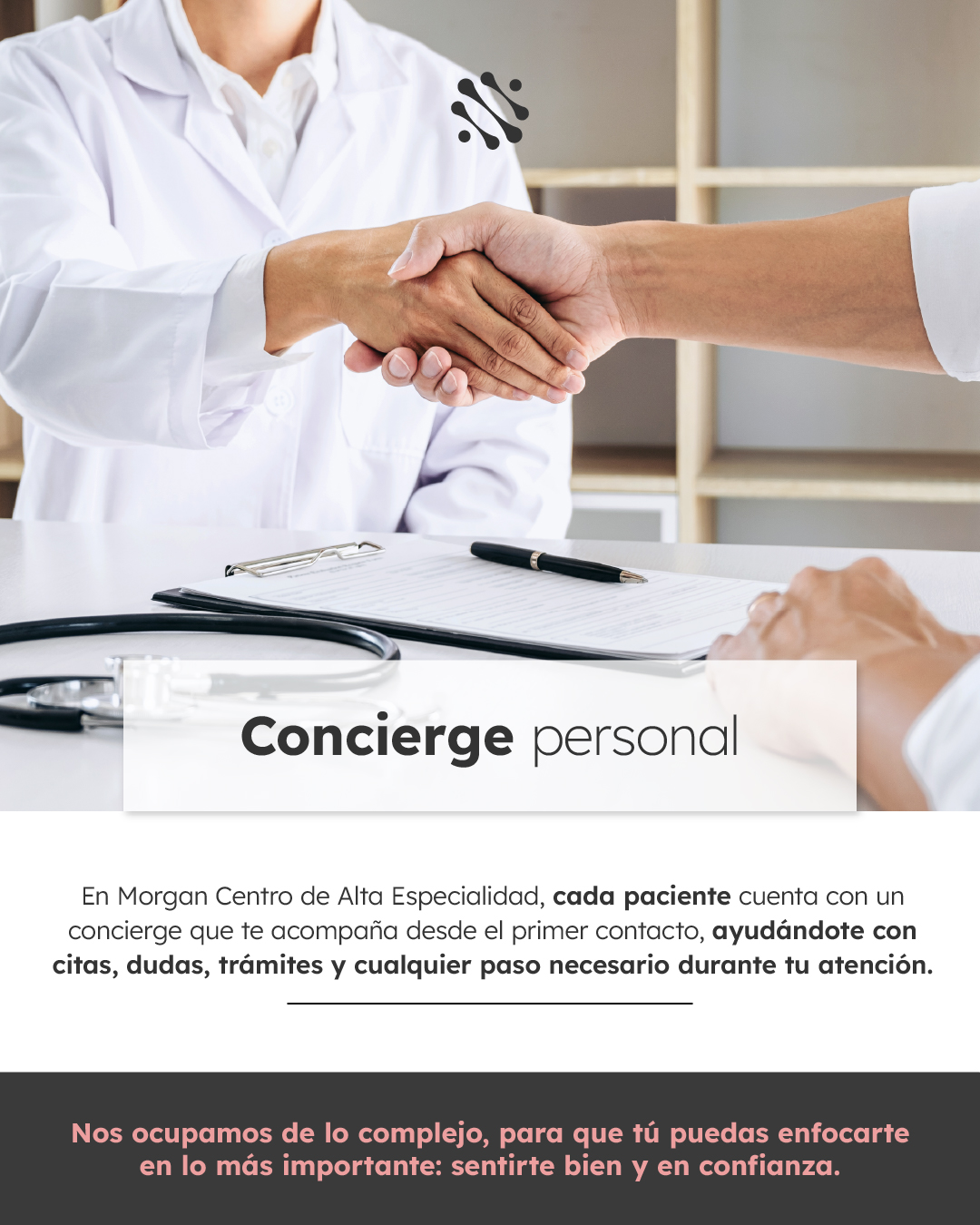 Tu tranquilidad también forma parte del tratamiento. Nuestro concierge personal simplifica cada paso de tu atención médica
📞 Contáctanos llamando a 333 642 2939 o también 333 641 5081
📱 O mediante WhatsApp: wa.me/+3338086574
📍 Encuéntranos en Olmecas 847 Col. Monraz, CP 44670: maps.app.goo.gl/L8RRupBwXAvyU5ZDA
🕐 Horarios de atención: De lunes a viernes 07:00 am - 20:00 pm, sábados de 09:00 am a 14:00 pm